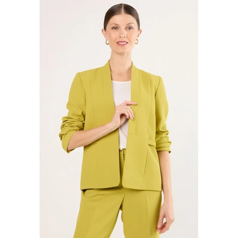 MA GRIFFE - Blazer Mujer Verde Magriffe