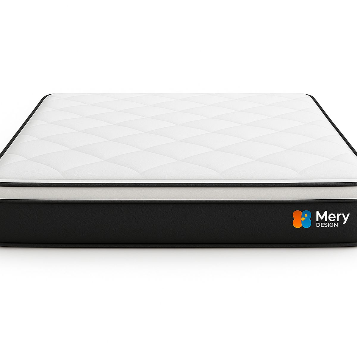 GENERICO - Cama Nube 2 Plazas + Colchón 2P Mery Desing 30CM + 2 Almohadas Masel