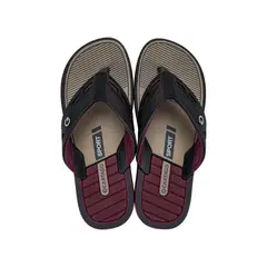 CARTAGO - Sandalia Hombre negro/Bordo Dallas