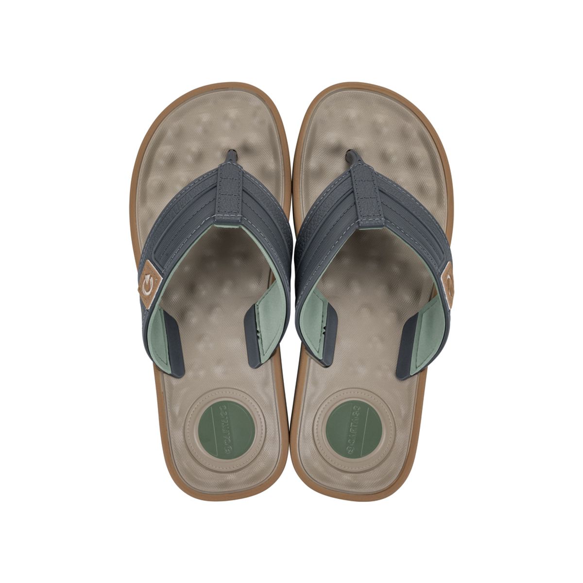 CARTAGO - Sandalia Hombre Beige/Gris Alabama Thong Cartago