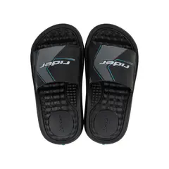 RIDER - Sandalia Infantil Negro/Gris Step