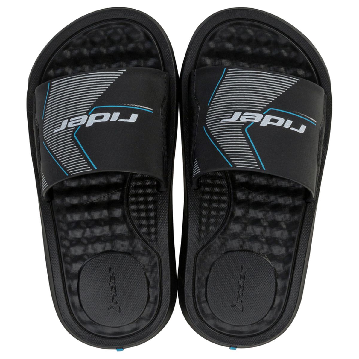 RIDER - Sandalia Infantil Negro/Gris Step Rider