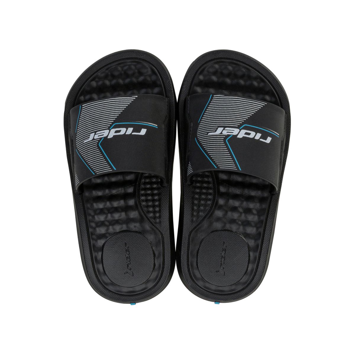 RIDER - Sandalia Infantil Negro/Gris Step Rider