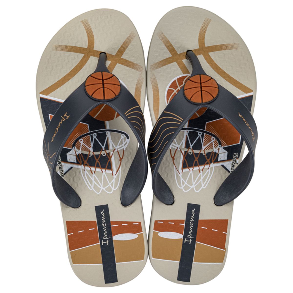 IPANEMA - Sandalia Infantil Beige/Naranja Sporty Ipanema