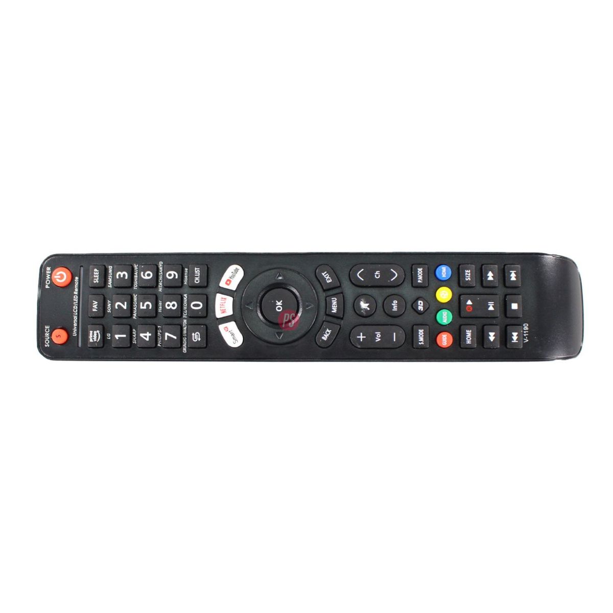 TECNOLAB - Control Remoto SmartTv Universal V-1190 Oem - PS