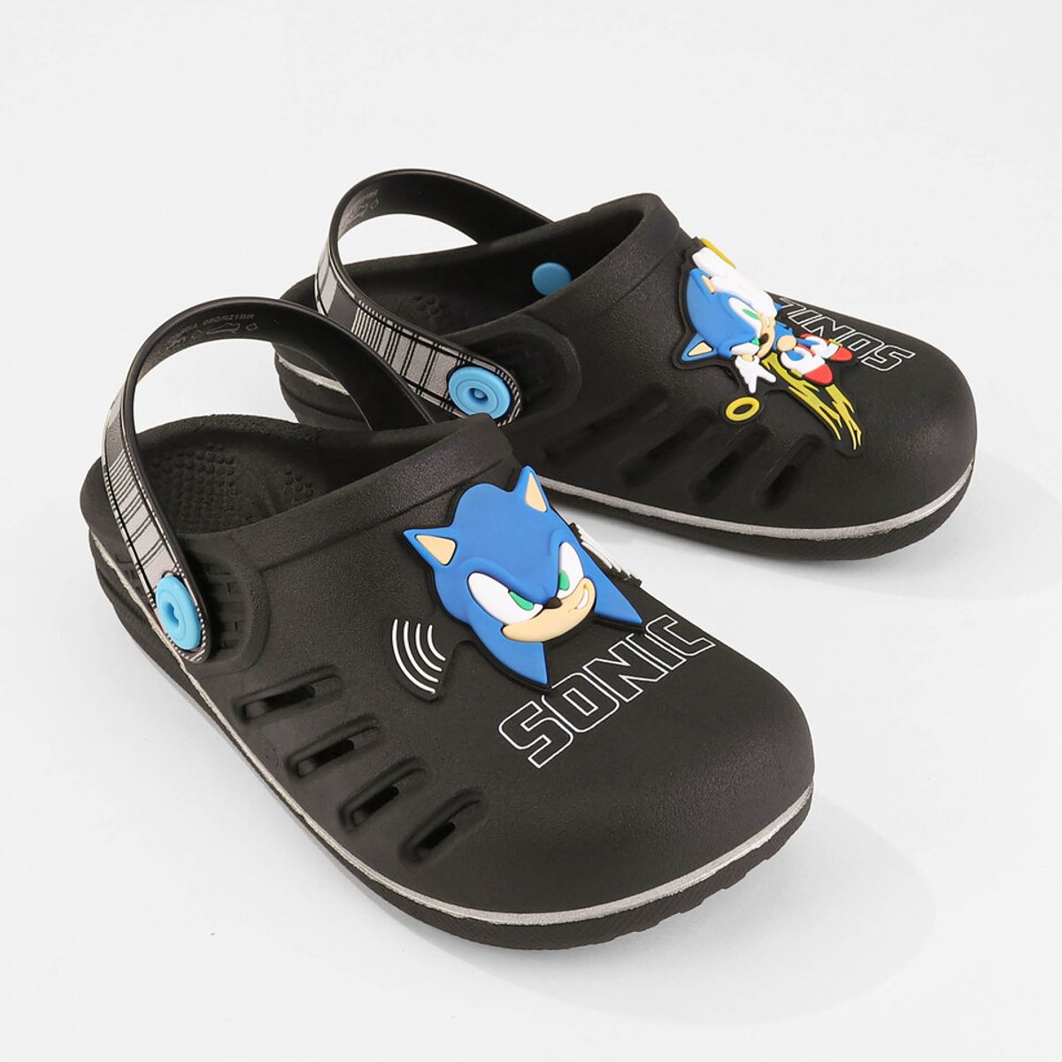 IPANEMA - Sandalia Infantil Negro/Azul Sonic Speed Ipanema