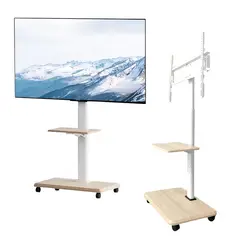 GENERICO - Soporte Tv Móvil Alta Resistencia Con Ruedas 26-75 Pulgadas