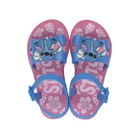 Sandalia Infantil Lila/Azul Glitter Stich 089