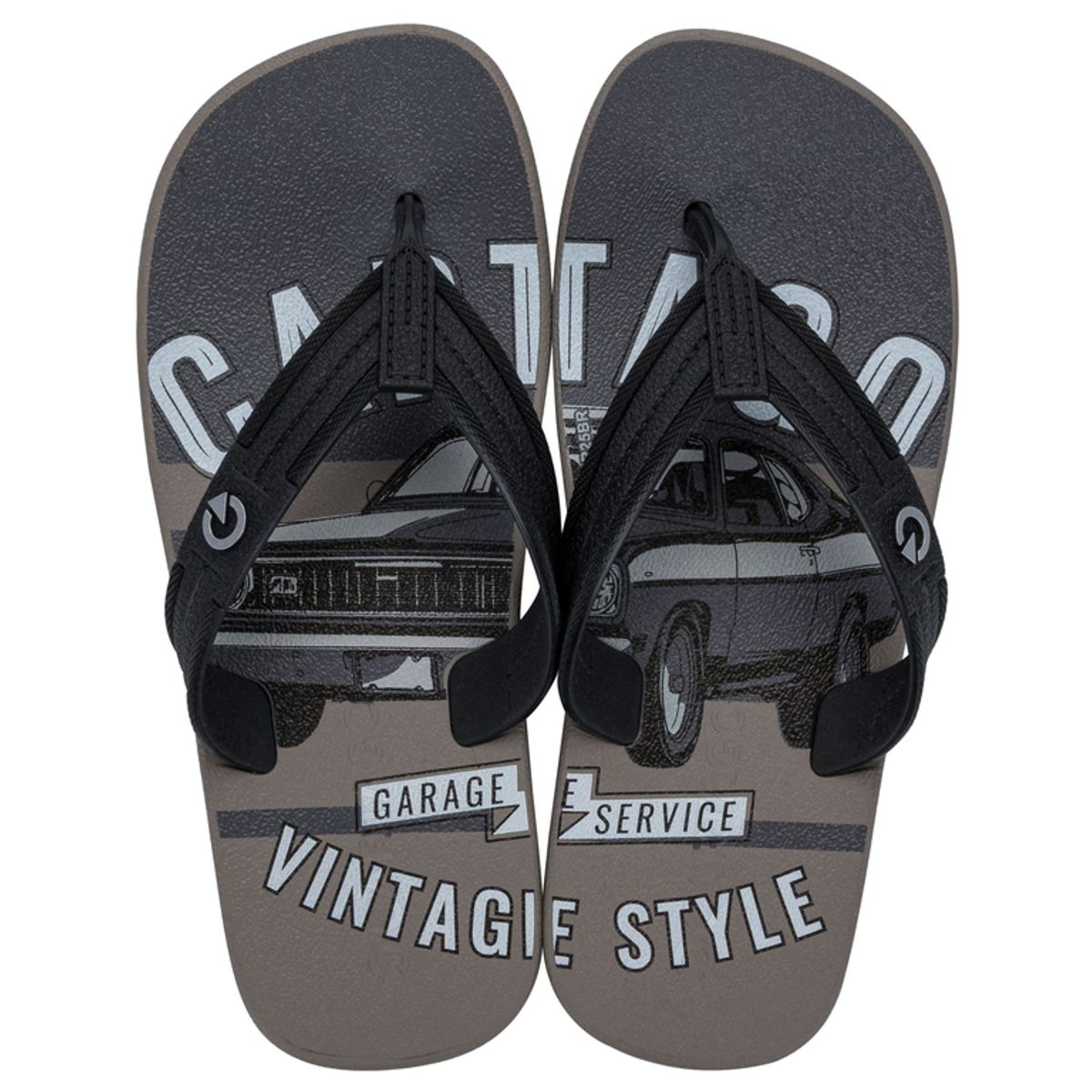 CARTAGO - Sandalia Infantil Gris/Negro Atlanta Cartago