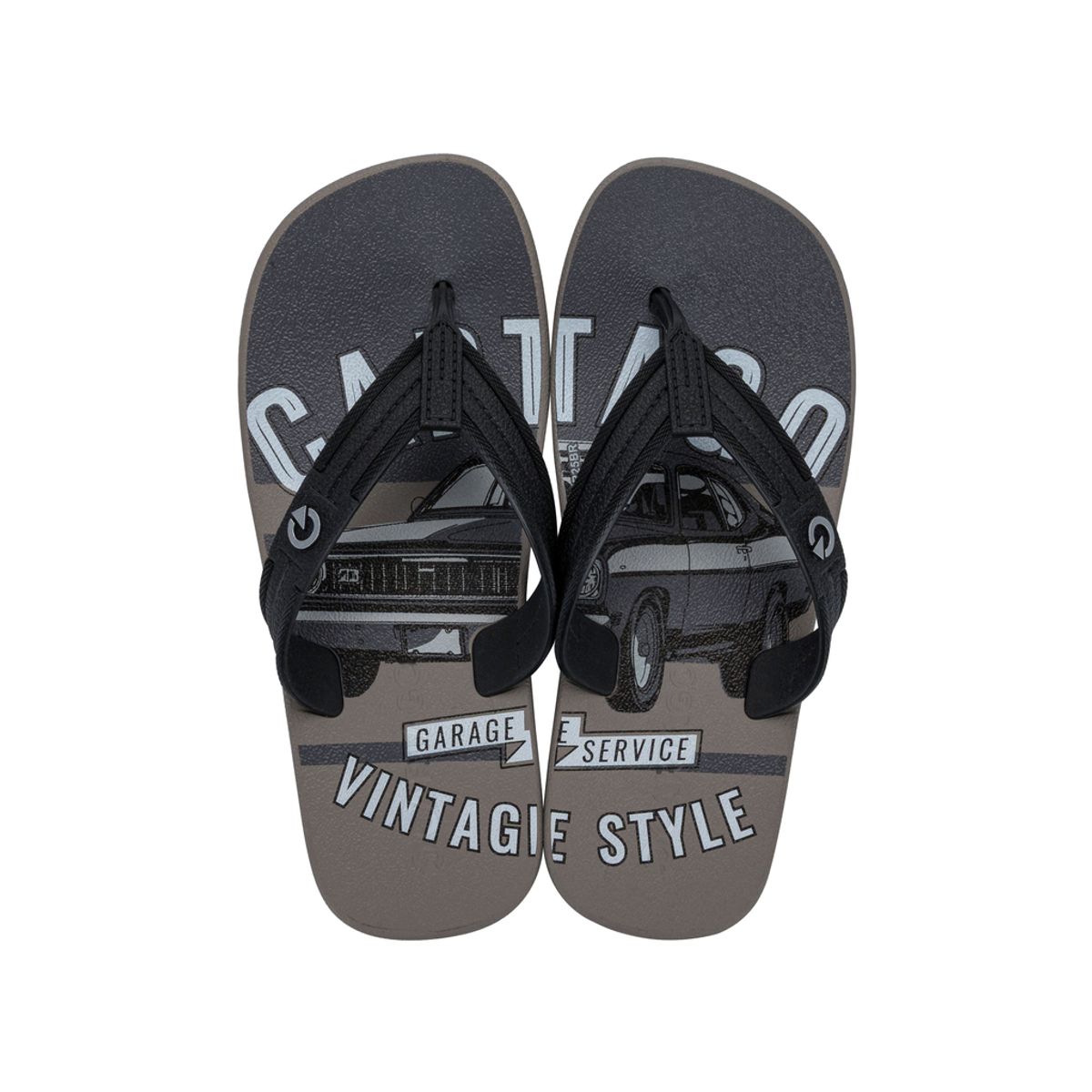 CARTAGO - Sandalia Infantil Gris/Negro Atlanta Cartago