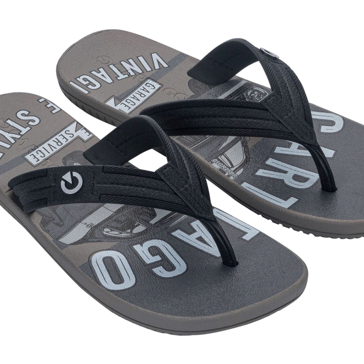 CARTAGO - Sandalia Infantil Gris/Negro Atlanta Cartago