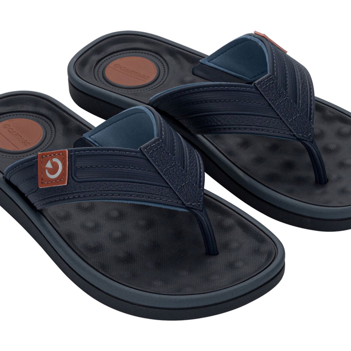 CARTAGO - Sandalia Hombre Azul Alabama Thong Cartago