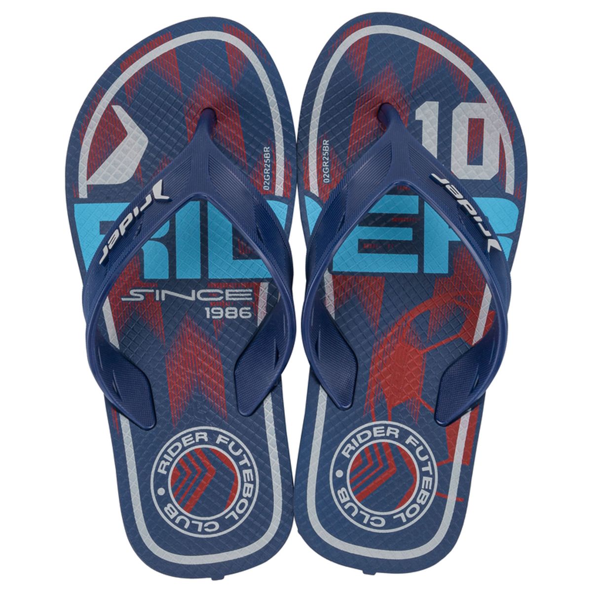 RIDER - Sandalia Infantil Azul/Rojo Street Joy Rider