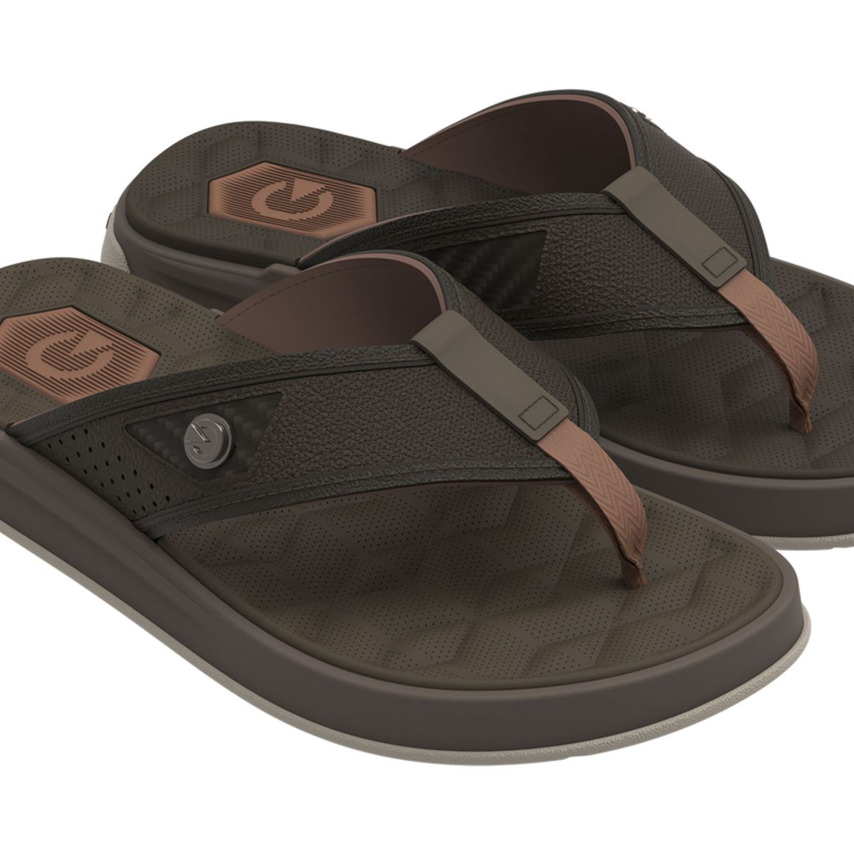 CARTAGO - Sandalia Hombre Café Napoles Cartago