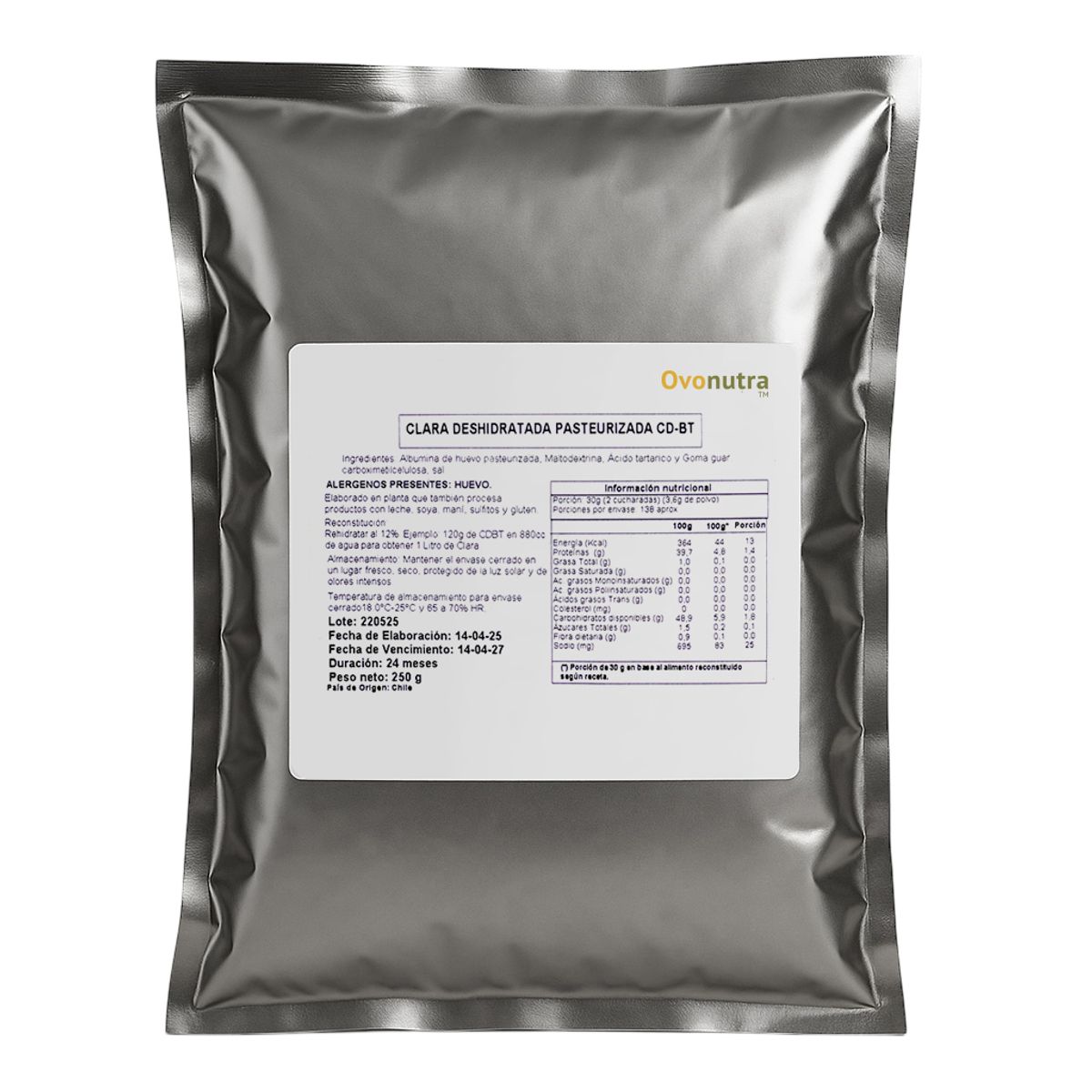 OVO - Clara en polvo Ovonutra Pasteurizada 1kg