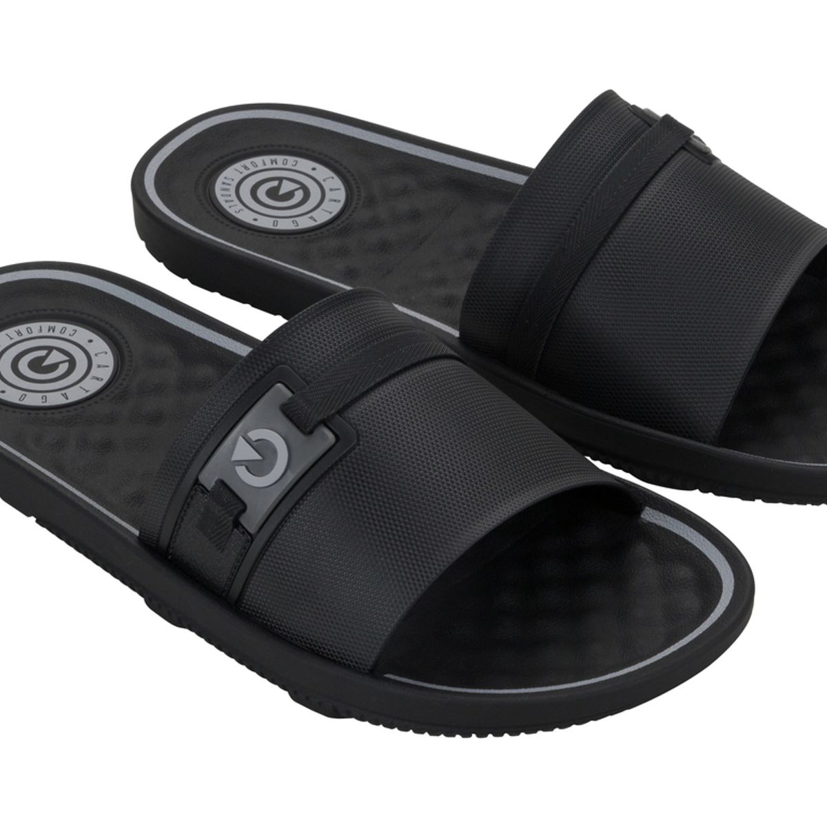 CARTAGO - Sandalia Hombre Negro Arizona Cartago