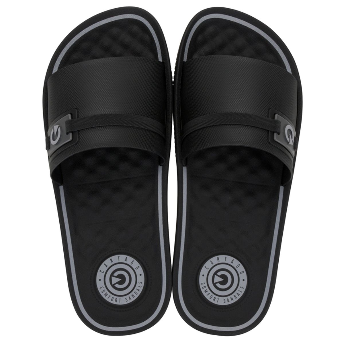 CARTAGO - Sandalia Hombre Negro Arizona Cartago