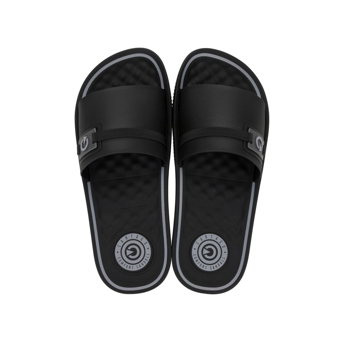 CARTAGO - Sandalia Hombre Negro Arizona Cartago