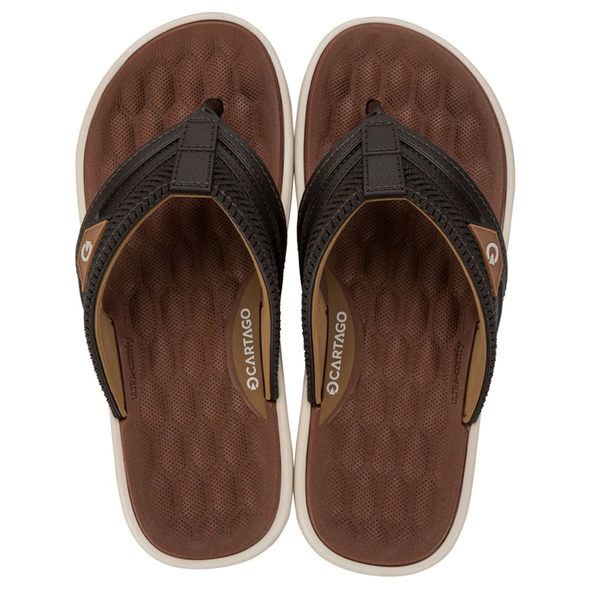 CARTAGO - Sandalia Hombre Café Malta V Cartago