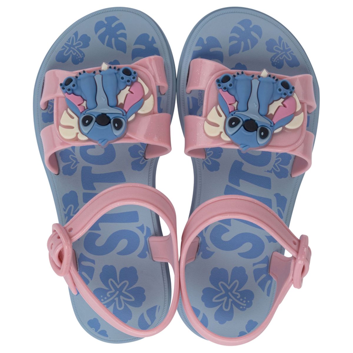 IPANEMA - Sandalia Infantil Azul/Rosa Glitter Stich 089 Ipanema