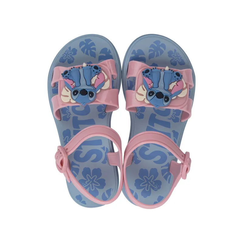 IPANEMA - Sandalia Infantil Azul/Rosa Glitter Stich 089 Ipanema
