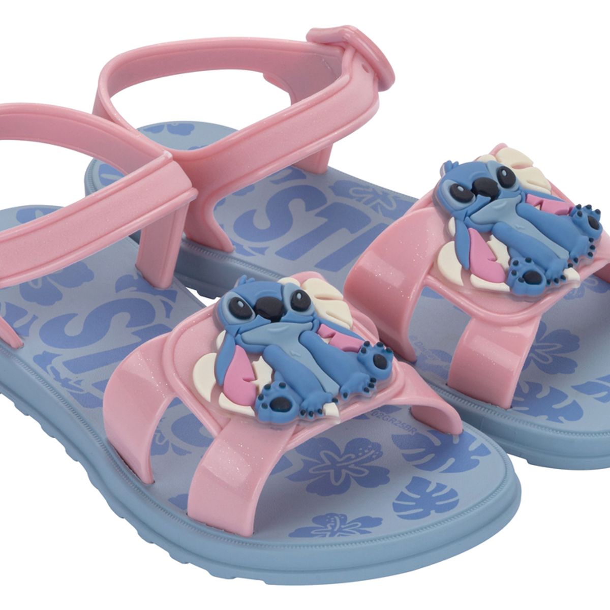 IPANEMA - Sandalia Infantil Azul/Rosa Glitter Stich 089 Ipanema