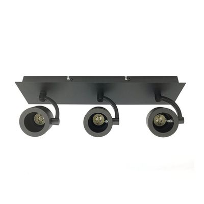 Imagen 2 del producto Foco Sobrepuesto Komo 3 Luces Negro Mate Gu10