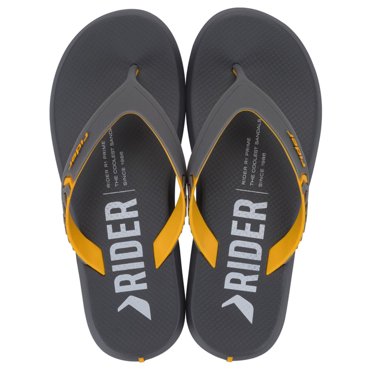 RIDER - Sandalia Hombre Gris/Amarillo R1 Prime Rider
