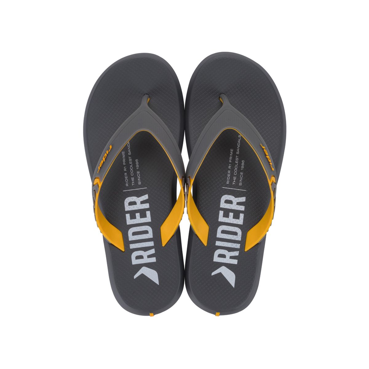 RIDER - Sandalia Hombre Gris/Amarillo R1 Prime Rider