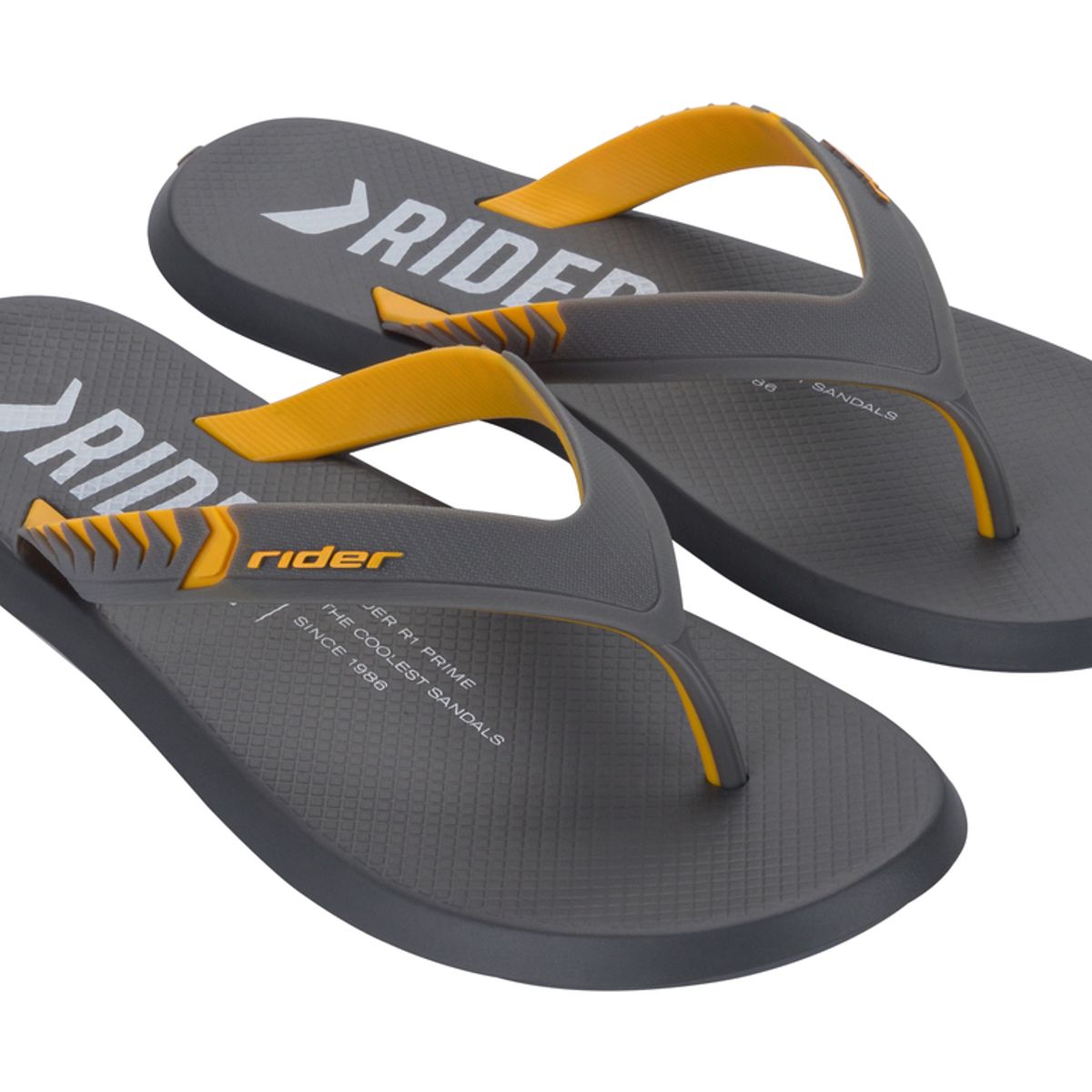 RIDER - Sandalia Hombre Gris/Amarillo R1 Prime Rider