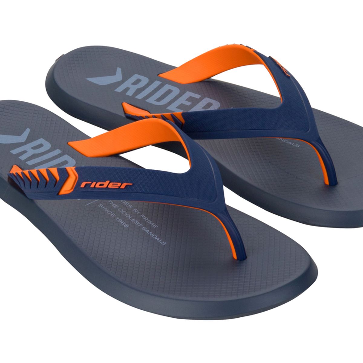 RIDER - Sandalia Hombre Azul/Naranja R1 Prime Rider