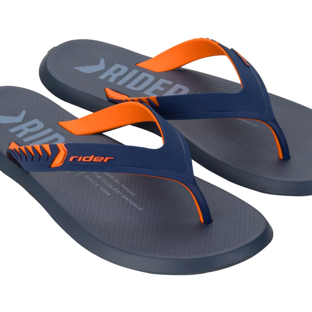 RIDER - Sandalia Hombre Azul/Naranja R1 Prime Rider