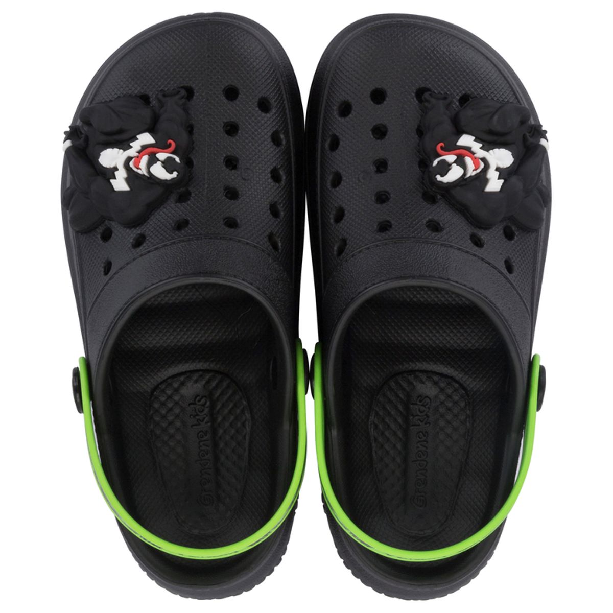 IPANEMA - Sandalia Infantil Negro/Verde Marvel 157 Ipanema