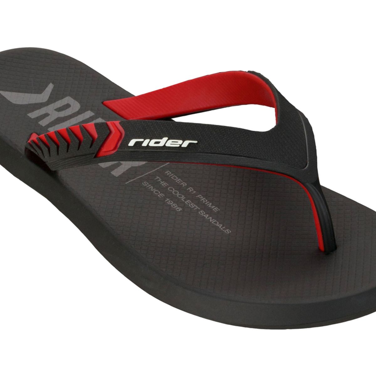 RIDER - Sandalia Hombre Negro/Rojo R1 Prime Rider