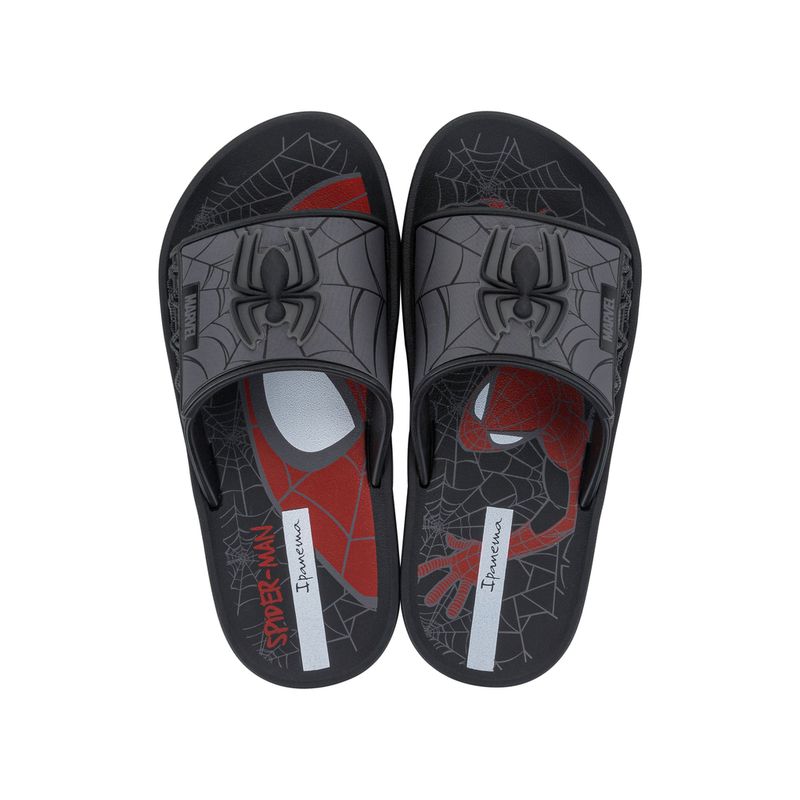 IPANEMA - Sandalia Infantil Negro/Gris Spiderman 163 Ipanema