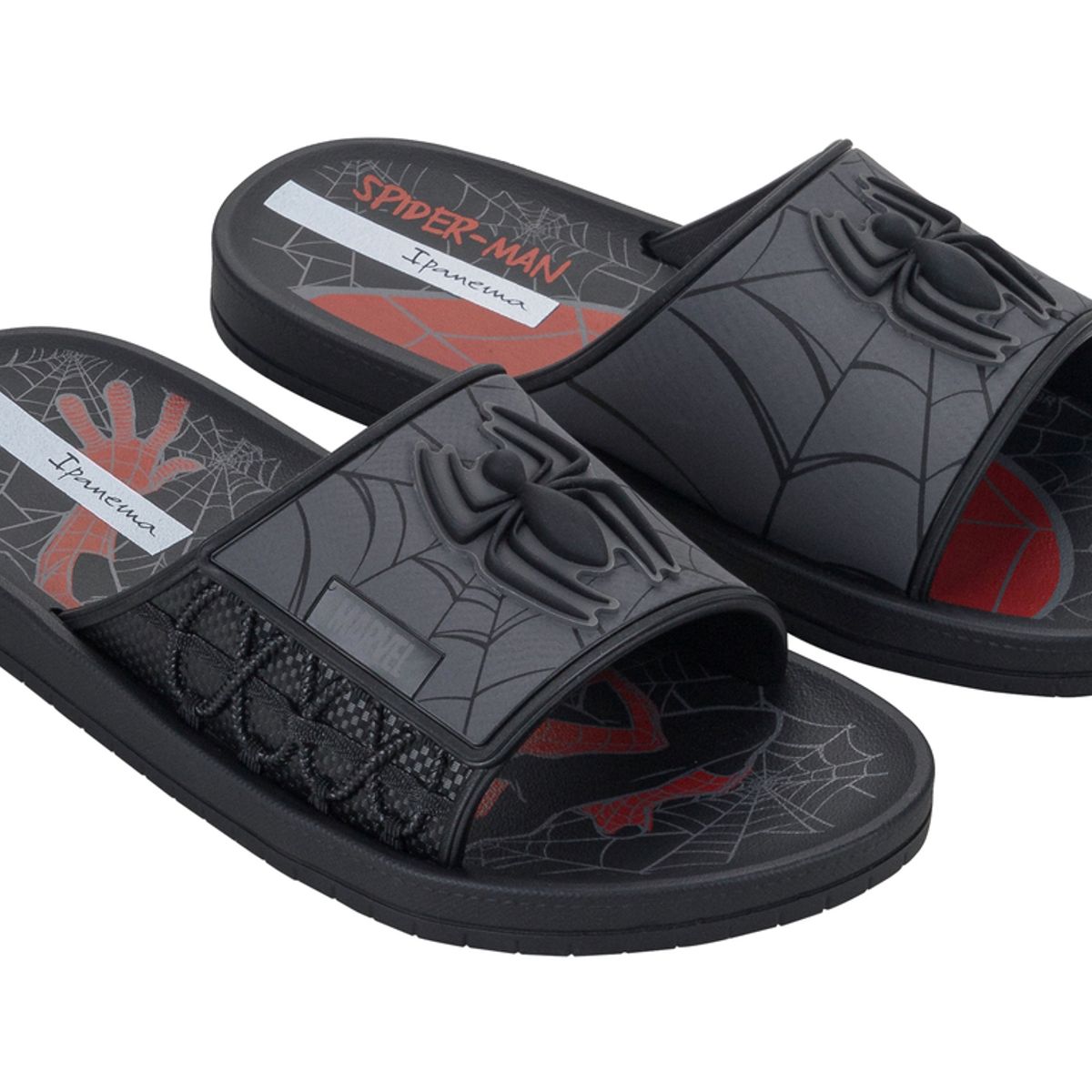 IPANEMA - Sandalia Infantil Negro/Gris Spiderman 163 Ipanema