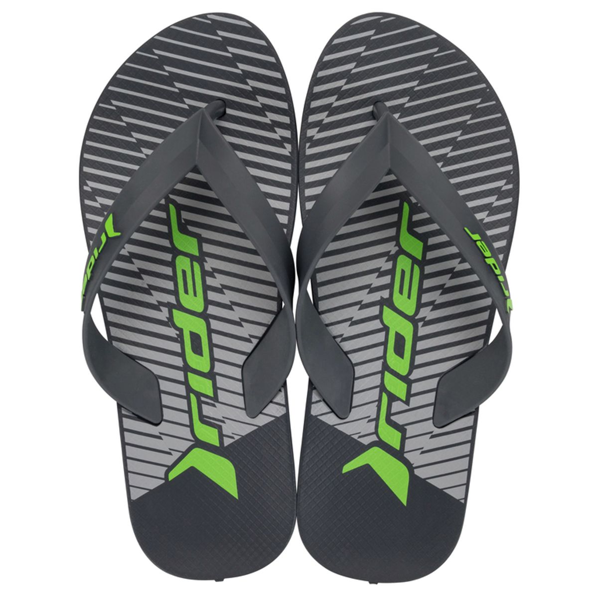 RIDER - Sandalia Hombre Gris/Verde Feel Urban Rider