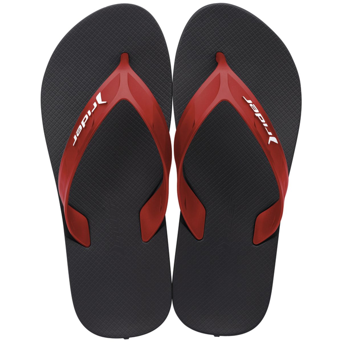 RIDER - Sandalia Hombre Negro/Rojo Street Ad Rider