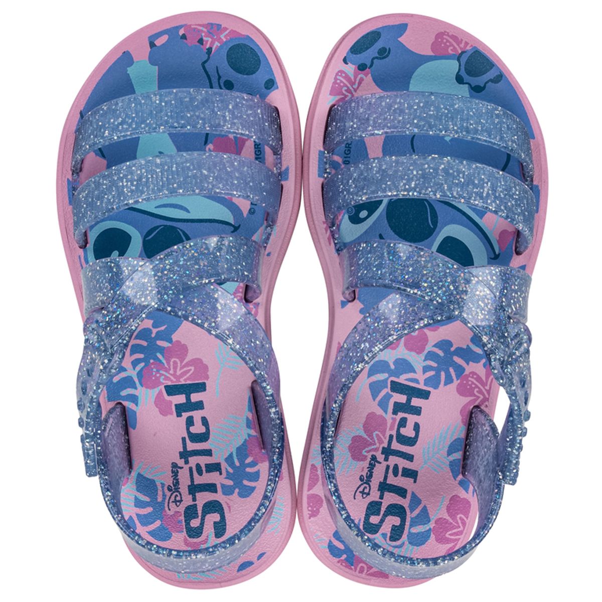 IPANEMA - Sandalia Infantil Azul/Rosa Stich Sweet Ipanema