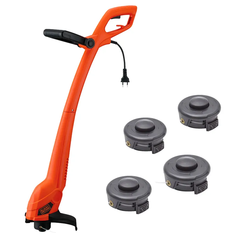BLACK+DECKER - Orilladora de Pasto 9" 350W + 4 Carretes BLACK+DECKER