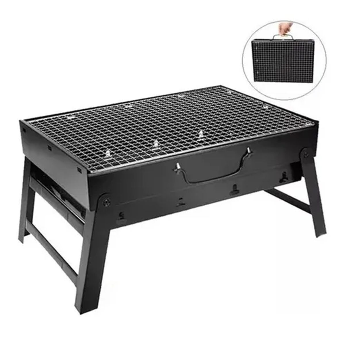 GENERICO - Mini Parrillera Plegable De Carbon Portatil Parrillera