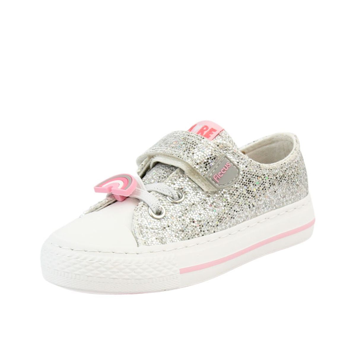 FICCUS - Zapatilla Niña Kids 2610865 Plateado Ficcus