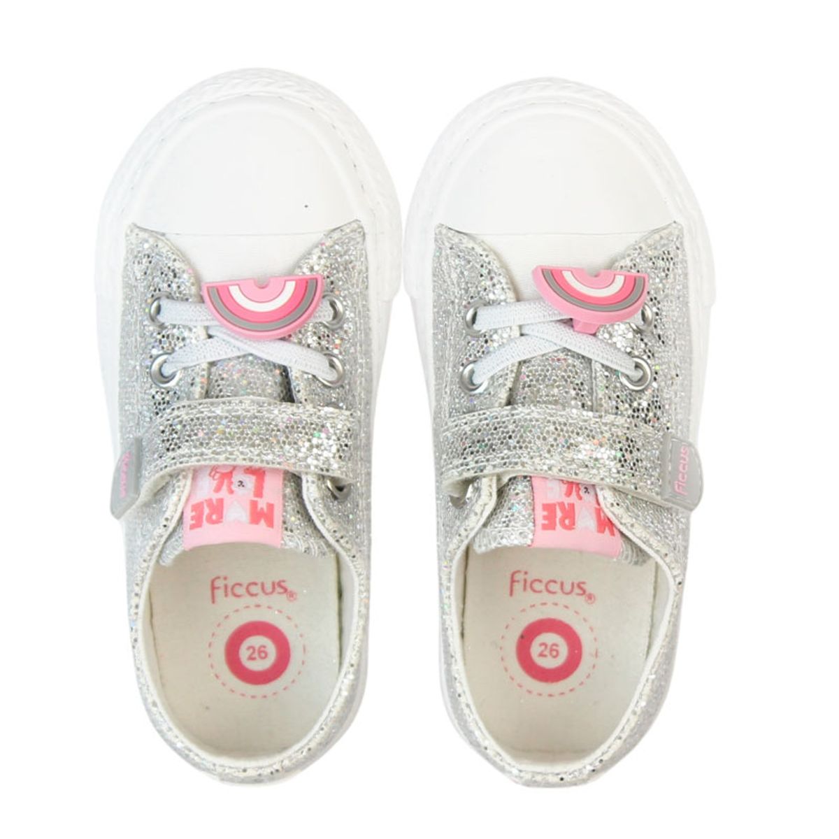FICCUS - Zapatilla Niña Kids 2610865 Plateado Ficcus
