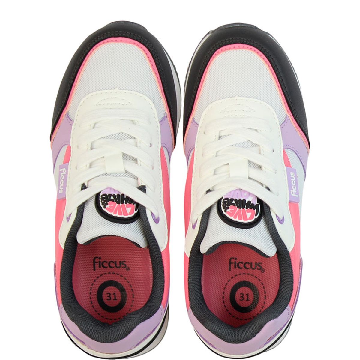 FICCUS - Zapatilla Sport Niña Junior 2610916 Grafito Ficcus