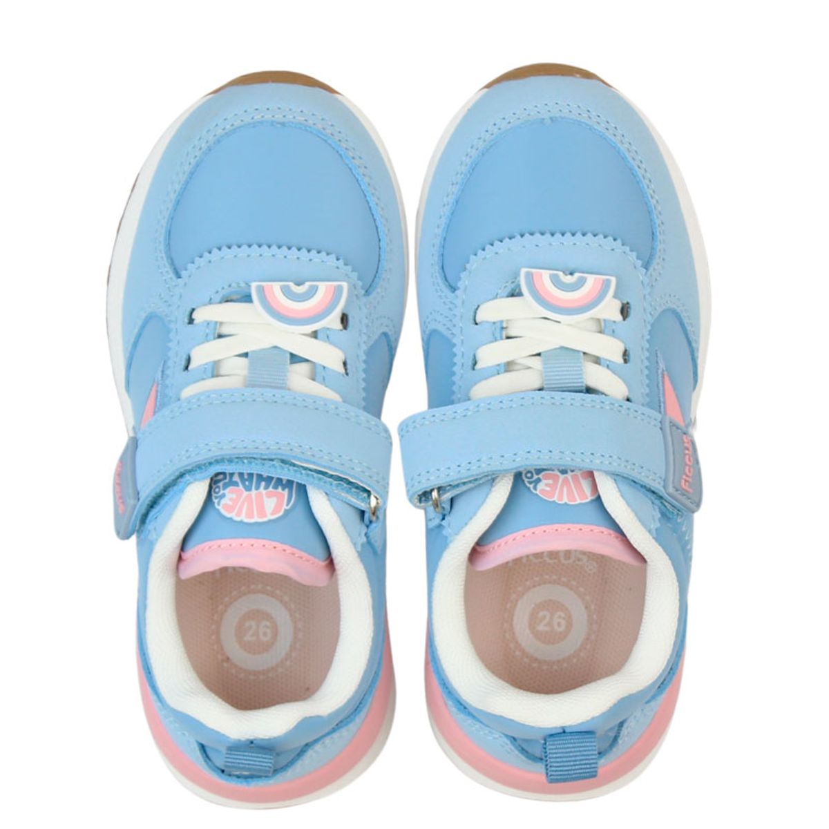 FICCUS - Zapatilla Sport Niña Kids 2610874 Celeste Ficcus