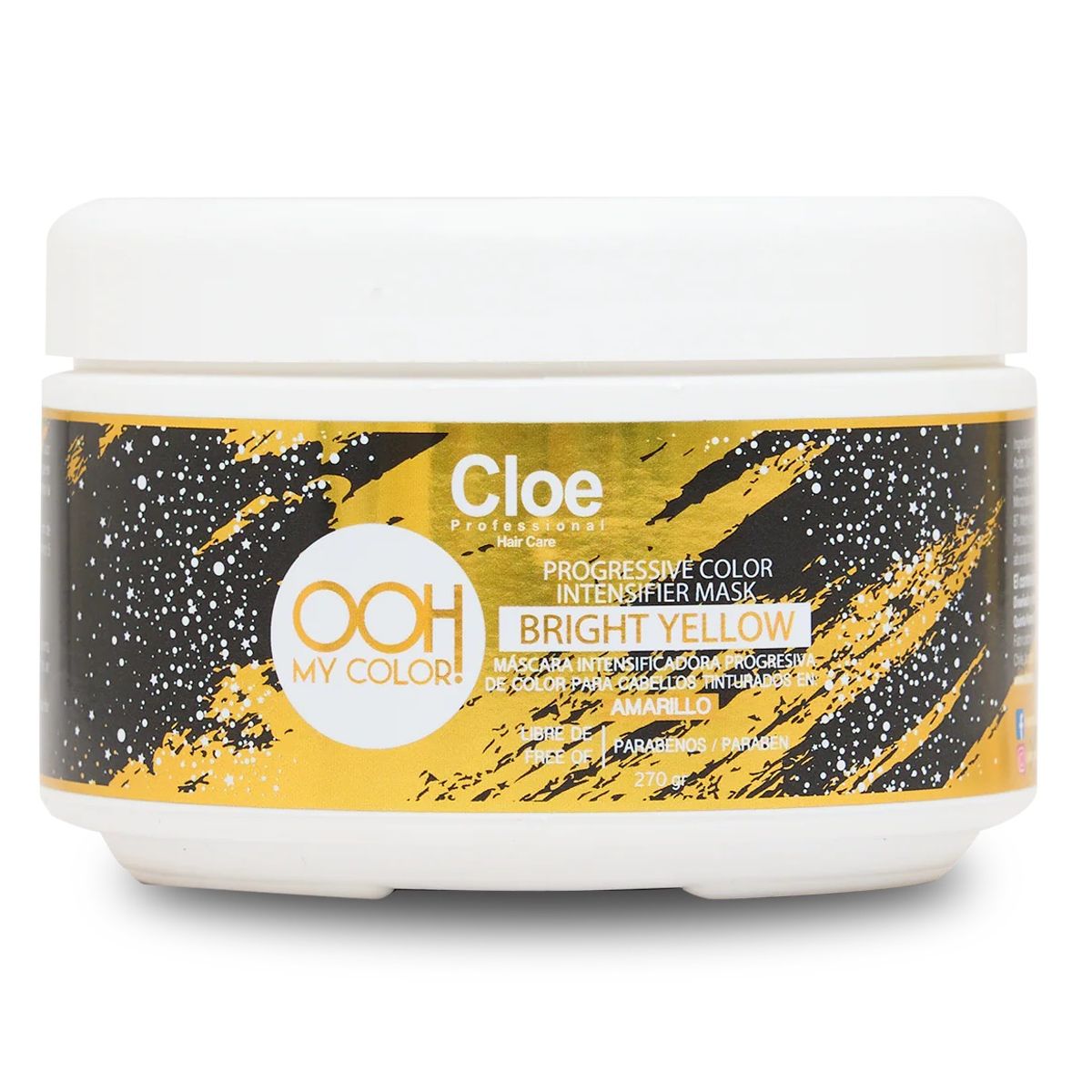 CLOE - Máscara Ooh My Color Bright Yellow Cloe 270GR