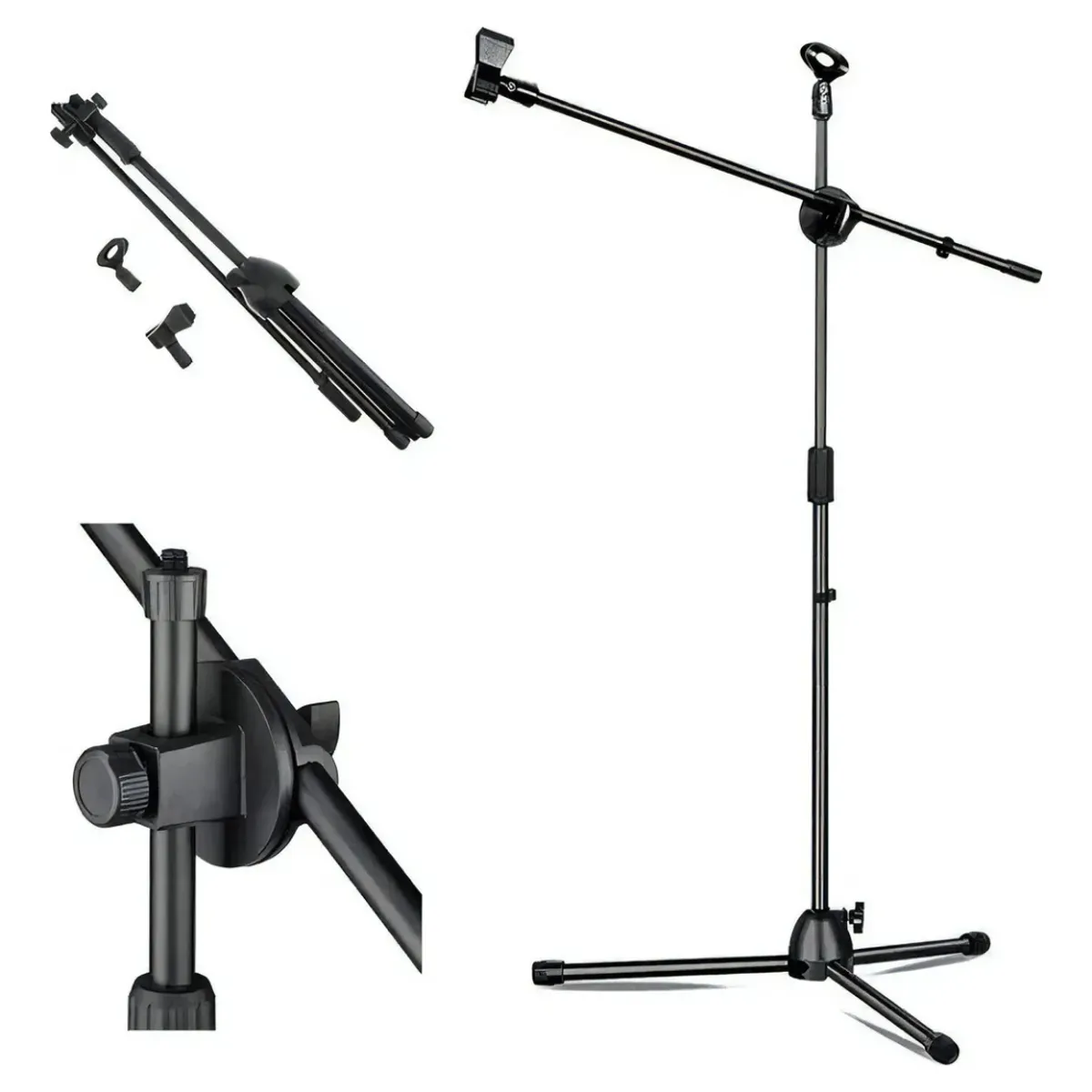 GENERICO - Soporte Para Micrófono Atril Profesional Stand P Micrófono Color Negro