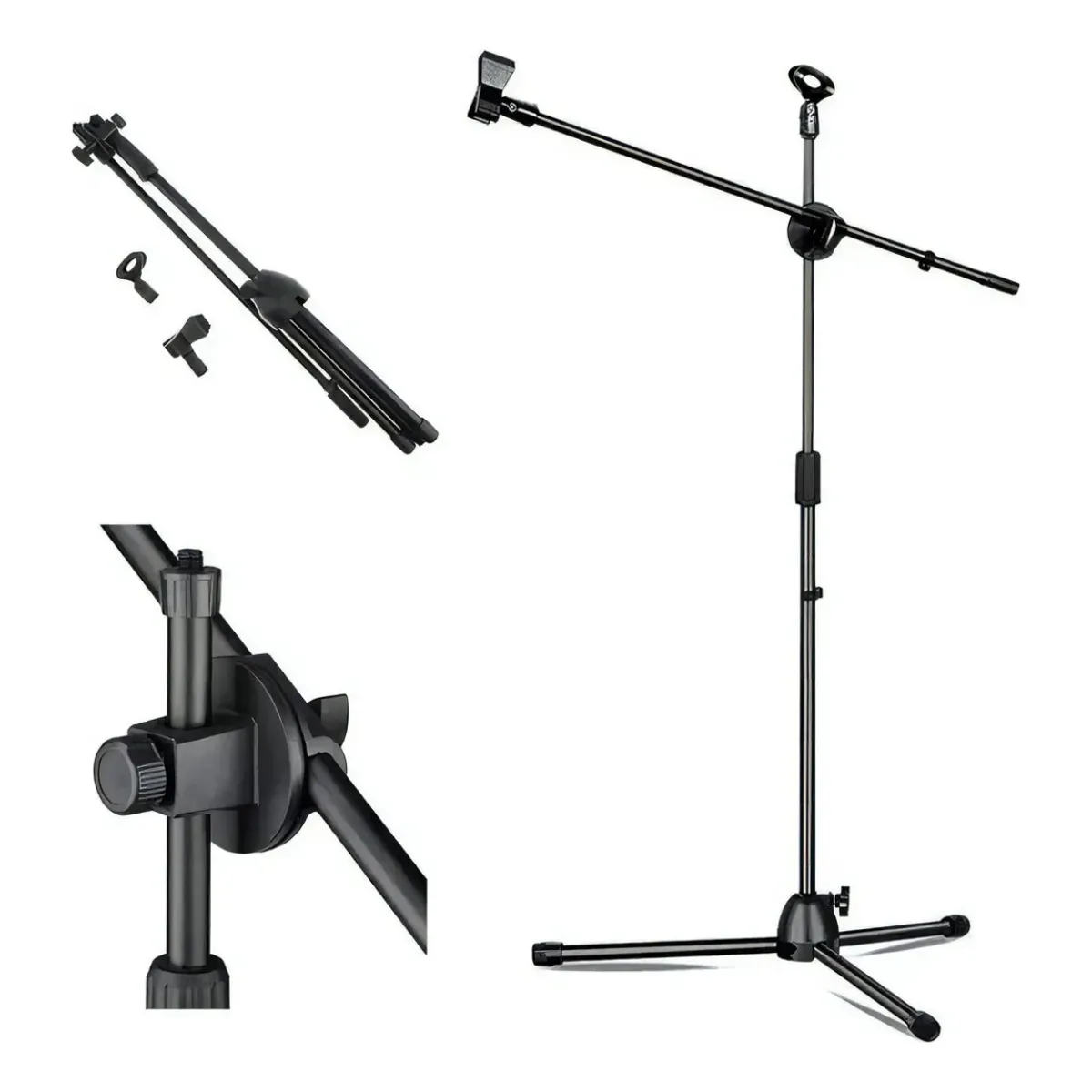 GENERICO - Soporte Para Micrófono Atril Profesional Stand P Micrófono Color Negro