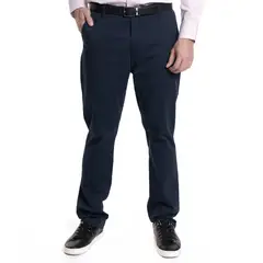 KOTTING - PANTALON HOMBRE FRENTE PLANO SPANDEX REGULAR FIT -