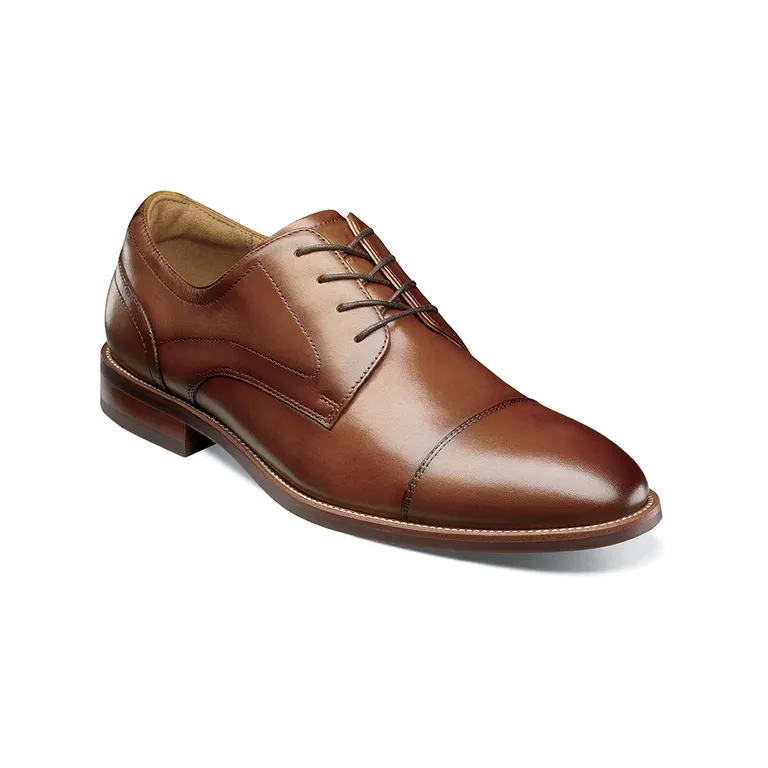 Zapatos Casual Cognac Rucci Cap Toe Oxford
